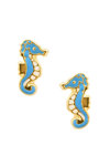 Earrings 9ct Gold Hippocampus Ino&Ibo