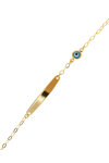 Bracelet 9ct gold with eye by Ino&Ibo