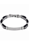 U.S. POLO Finley Stainless Steel and Rubber Bracelet