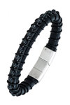 Stainless steel Bracelet with Beads by All Blacks