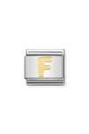 Σύνδεσμος (Link) NOMINATION - Γράμμα F σε χρυσό 18Κ