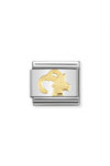 NOMINATION Link - ZODIAC in stainless steel with 18k gold Capricorn