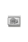 NOMINATION Link - MONUMENTS RELIEF steel and silver 925 Parthenon