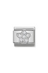 NOMINATION Link - SYMBOLS steel, Cubic zirconia and silver 925 Star