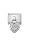 NOMINATION Link - CHARMS stainless steel and silver 925 Heart