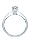 Μονόπετρο δαχτυλίδι SAVVIDIS από λευκόχρυσο 18Κ με διαμάντια (Νο 54)