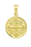14ct Gold Double Sided Lucky Pendant by Ino&Ibo