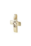 Cross 14ct White Gold and Gold by FaCaDoro