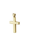 Xρυσός Βαπτιστικός σταυρός SAVVIDIS  από χρυσό 14Κ με ιδιαίτερο τελείωμα