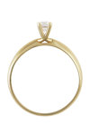 Μονόπετρο δαχτυλίδι SAVVIDIS από χρυσό 14Κ με ζιργκόν (Νο 54)