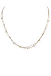 Necklace 14ct Gold, White Gold and Rose Gold by SAVVIDIS