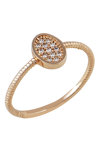 Ring 14ct Rose Gold with Zircon by SAVVIDIS (No 55)