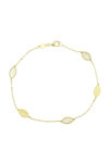 Bracelet 14ct Gold with Mother Of Pearl by SAVVIDIS