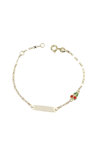 Bracelet Kids 9ct Gold with cherries by Ino&Ibo