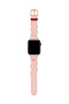 TED Wavy Design Pink Leather Strap for APPLE Watches 42-44 mm