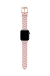 TED Chevron Pink Leather Strap for APPLE Watches 42-44 mm