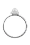 Ring 14ct White Gold by SAVVIDIS with Pearl (No 53)