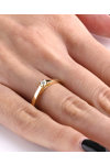 Solitaire Ring 18ct Gold by SAVVIDIS with Diamond (No 54)