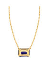 SOLEDOR 14ct Gold Necklace Precious with Iolite