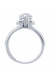 Solitaire Ring 14ct White Gold by SAVVIDIS with Zircon (Νο 53)