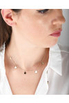 Necklace The Love Collection in 9ct Gold with Hearts by SAVVIDIS
