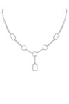 Necklace 14ct White Gold and Zircon by SAVVIDIS
