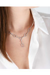 Necklace 14ct White Gold and Zircon by SAVVIDIS