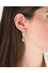 Earrings 14ct Gold and Zircon by SAVVIDIS