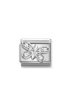 NOMINATION Link Butterfly in Stainless Steel and Silver 925 with Zircon