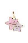 Pendant made of 14ct Gold in Stars design with Enamel by Ino&Ibo