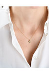 Necklace 18K Gold with Diamond by FaCaDoro