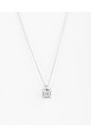 Necklace 18K White Gold with Diamond by FaCaDoro