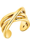 VOGUE Starling Silver 925 Ring Gold Plated 18K