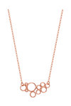 VOGUE Starling Silver 925 Necklace Rose Gold Plated 18K