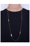 VOGUE Starling Silver 925 Necklace Gold Plated 18K