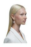 White Stella hoop earrings Star