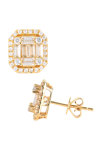 14ct Gold Earrings with Zircons