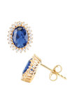 14ct Gold Earrings with Zircons