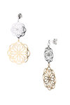 14ct Yellow and White Gold Earrings