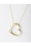 Necklace with heart The Love Collection 9K Gold by SAVVIDIS