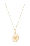 GO Gold-plated Necklace with Zircons