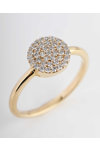Ring 14ct Gold by SAVVIDIS with Zircons (No 55)