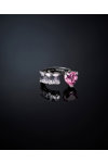 Δαχτυλίδι CHIARA FERRAGNI Diamond Heart επιροδιωμένο με ζιργκόν (Νo 16)