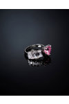 Δαχτυλίδι CHIARA FERRAGNI Diamond Heart επιροδιωμένο με ζιργκόν (Νo 18)