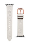 TED Magnolia Cream Saffiano Leather Strap for APPLE Watches 38-40 mm