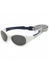 KOOLSUN Kids Sunglasses FLEX WHITE NAVY 0-3 Years Old
