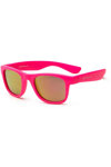 KOOLSUN Kids Sunglasses WAVE NEON PINK 1-5 Years Old
