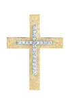 Σταυρός SAVVIDIS από χρυσό 14Κ με ζιργκόν