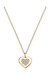 GO Gold Plated Alloy Necklace with Zircons