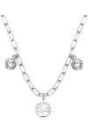 GO Stainless Steel Necklace with Crystals